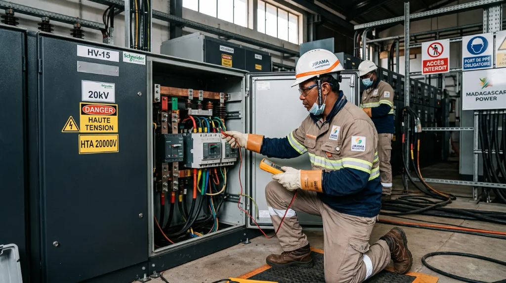 Génie électrique — salle de distribution HTA