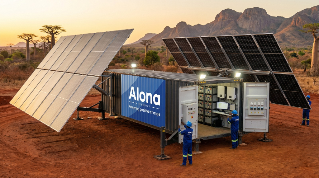 Alona BOX XL — conteneur solaire 40 pieds Madagascar