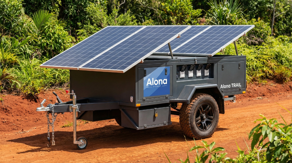 Alona TRAIL — remorque solaire mobile Madagascar