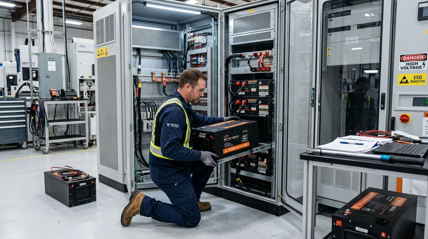 Technicien installation batterie LFP SigEnergy
